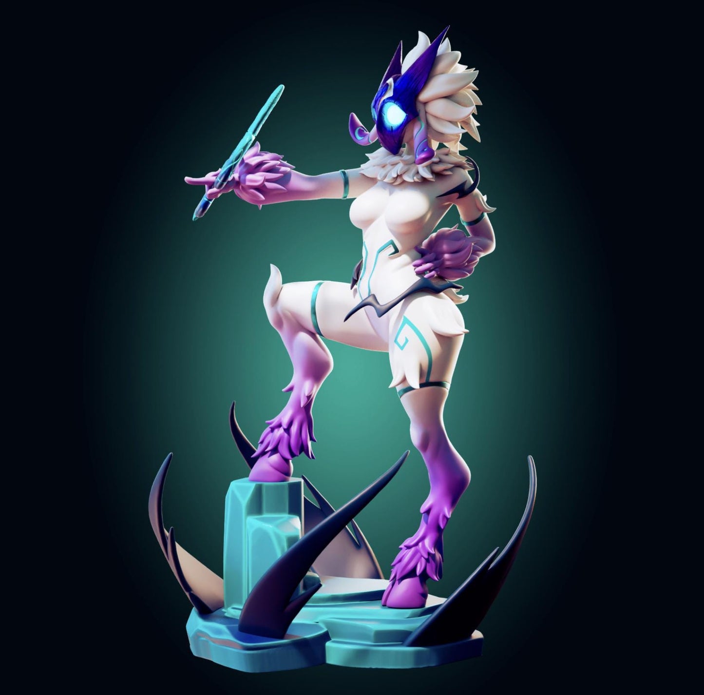 Lamb Inspired Model Kit | 3D Print Resin Figurine | Officer Rhu