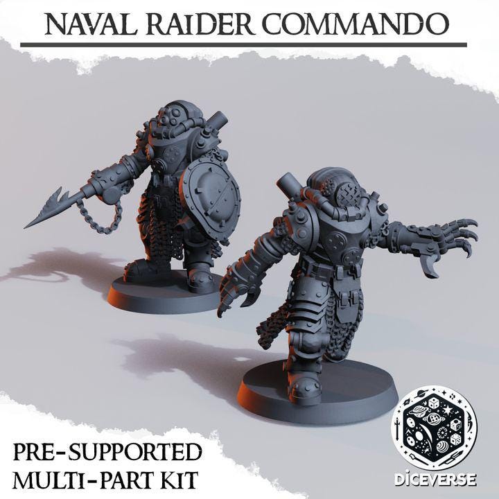 Naval Raider Commando 32mm | Trench Crusade | Diceverse