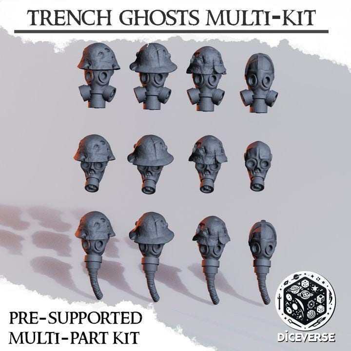 Trench Ghosts Multi-Kit 32mm | Trench Crusade | Diceverse