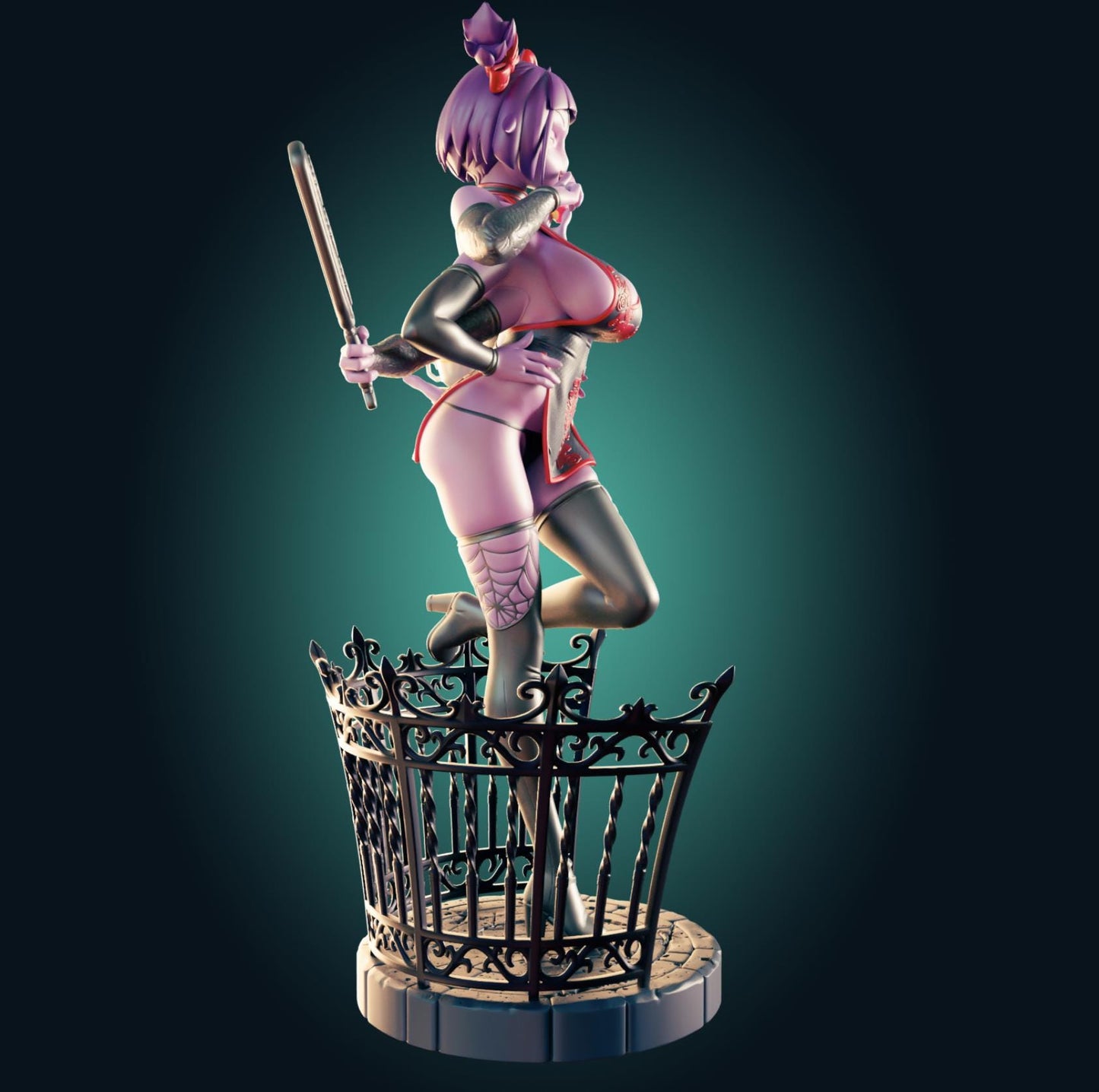 Spider Girl Model Kit | 3D Resin Print Figurine | Designed by Officer Rhu