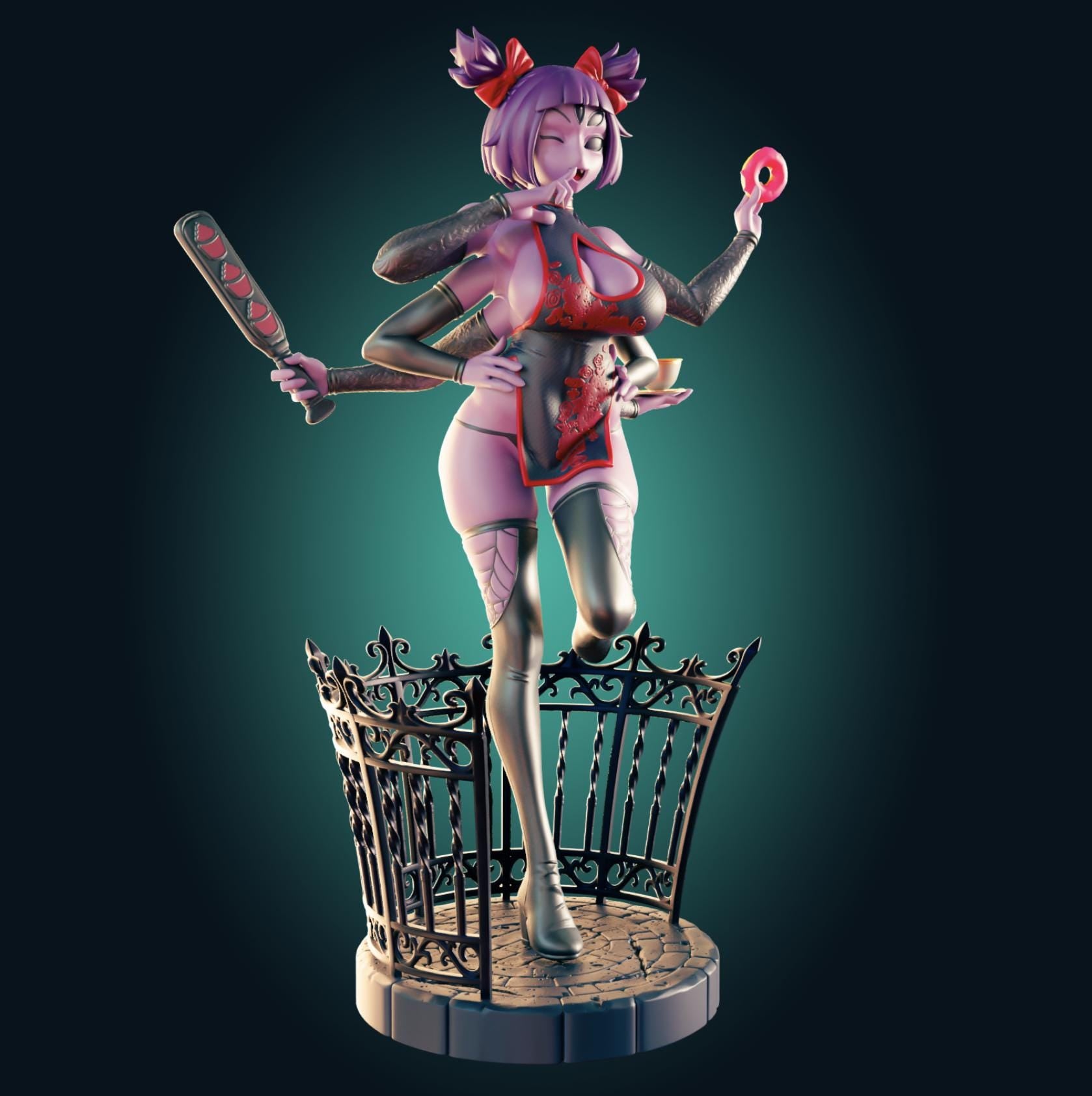 Spider Girl Model Kit | 3D Resin Print Figurine | Designed by Officer Rhu