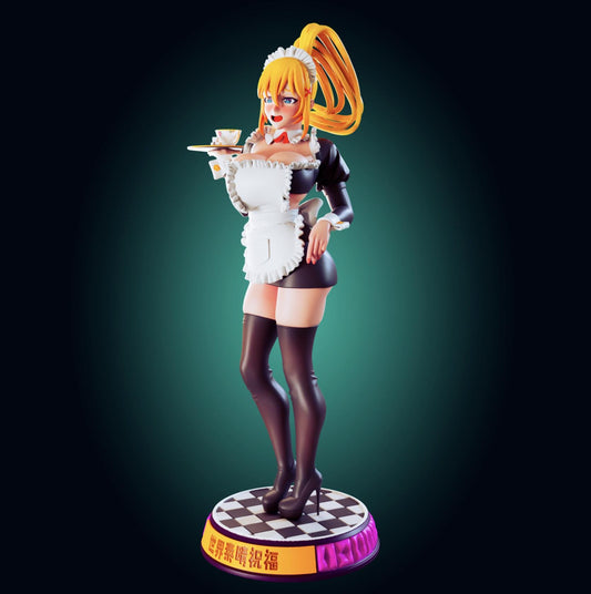 Konosuba Inspired Darkness Model Kit | 3D Resin Print Figurine | Designed by Officer Rhu