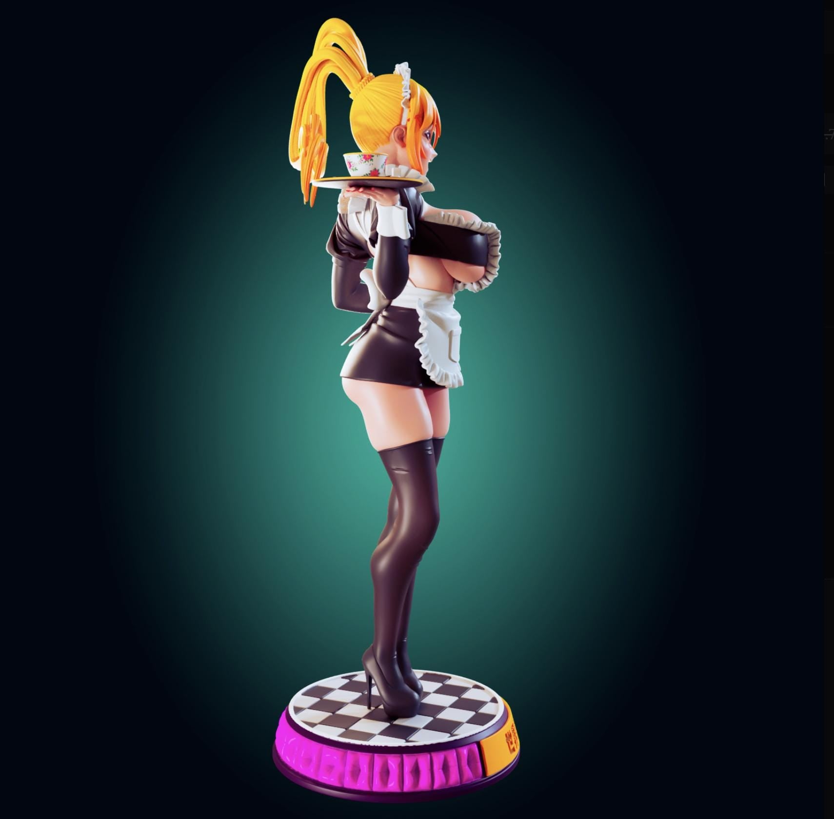 Konosuba Inspired Darkness Model Kit | 3D Resin Print Figurine | Designed by Officer Rhu
