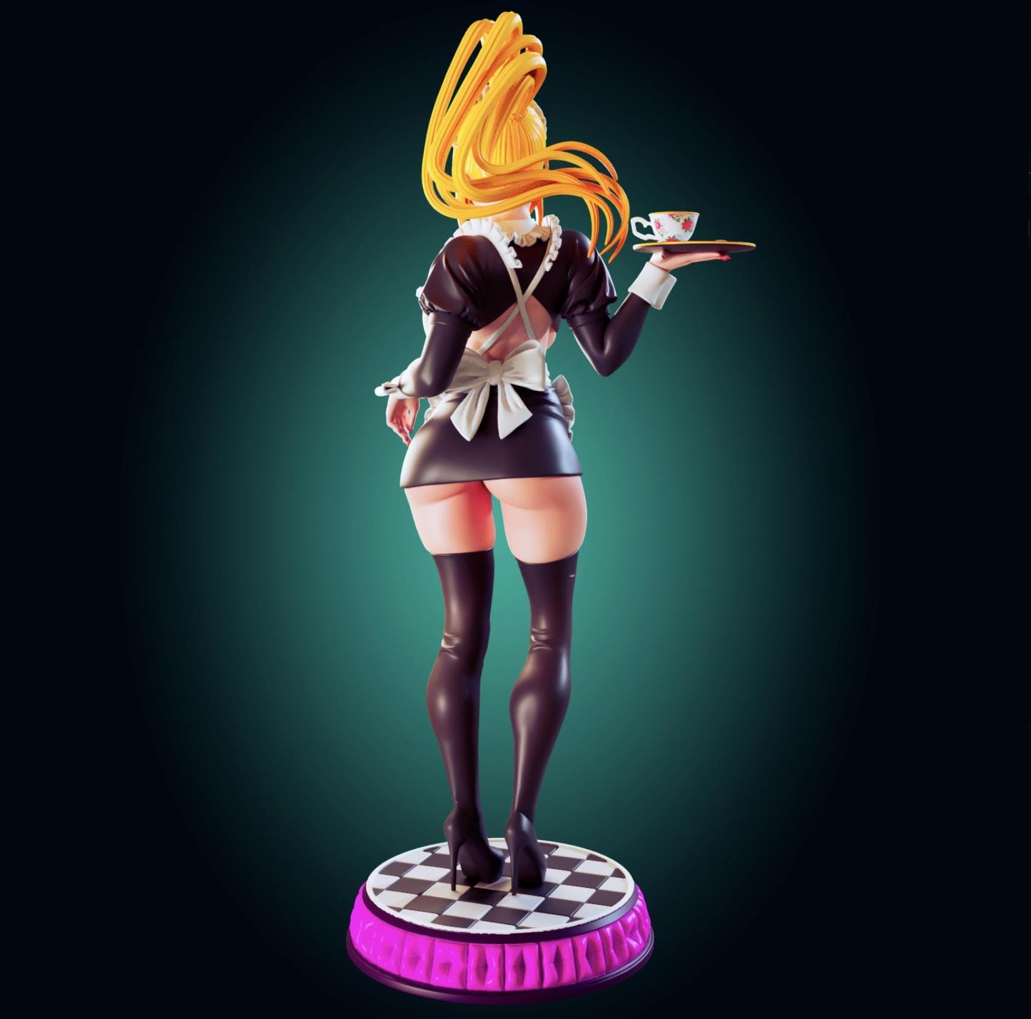 Konosuba Inspired Darkness Model Kit | 3D Resin Print Figurine | Designed by Officer Rhu