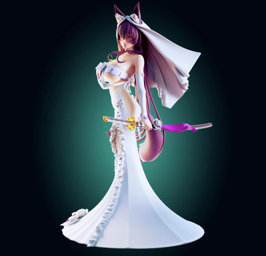 Azur Lane Inspired Musashi Model Kit | 3D Resin Print Figurine | Designed by Officer Rhu