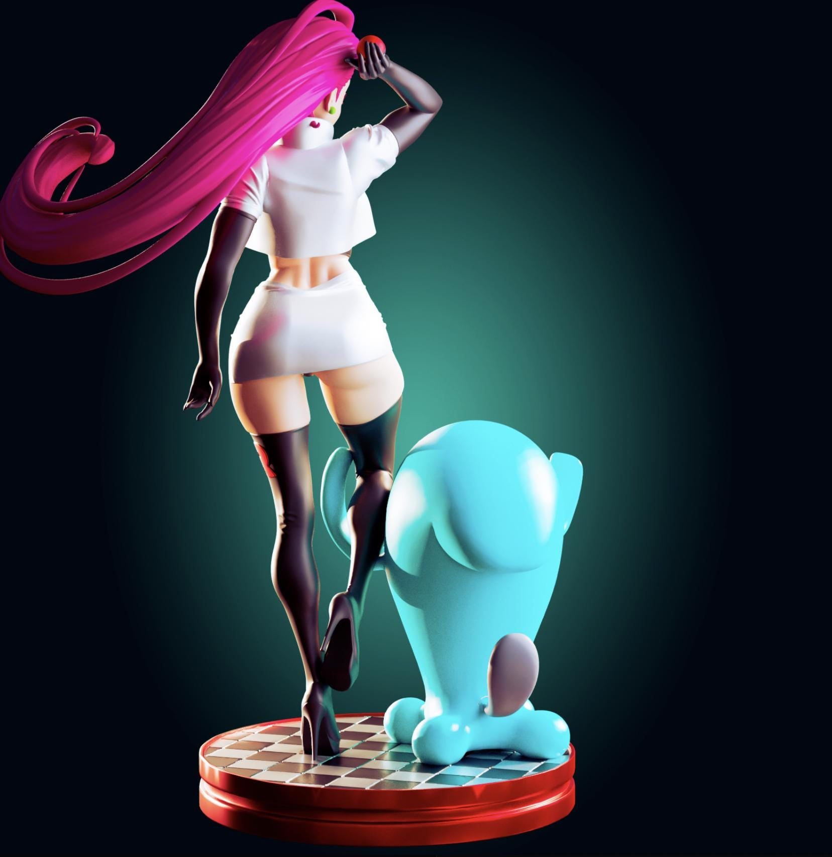 Monster Trainer Model Kit | 3D Resin Print Figurine | Designed by Officer Rhu