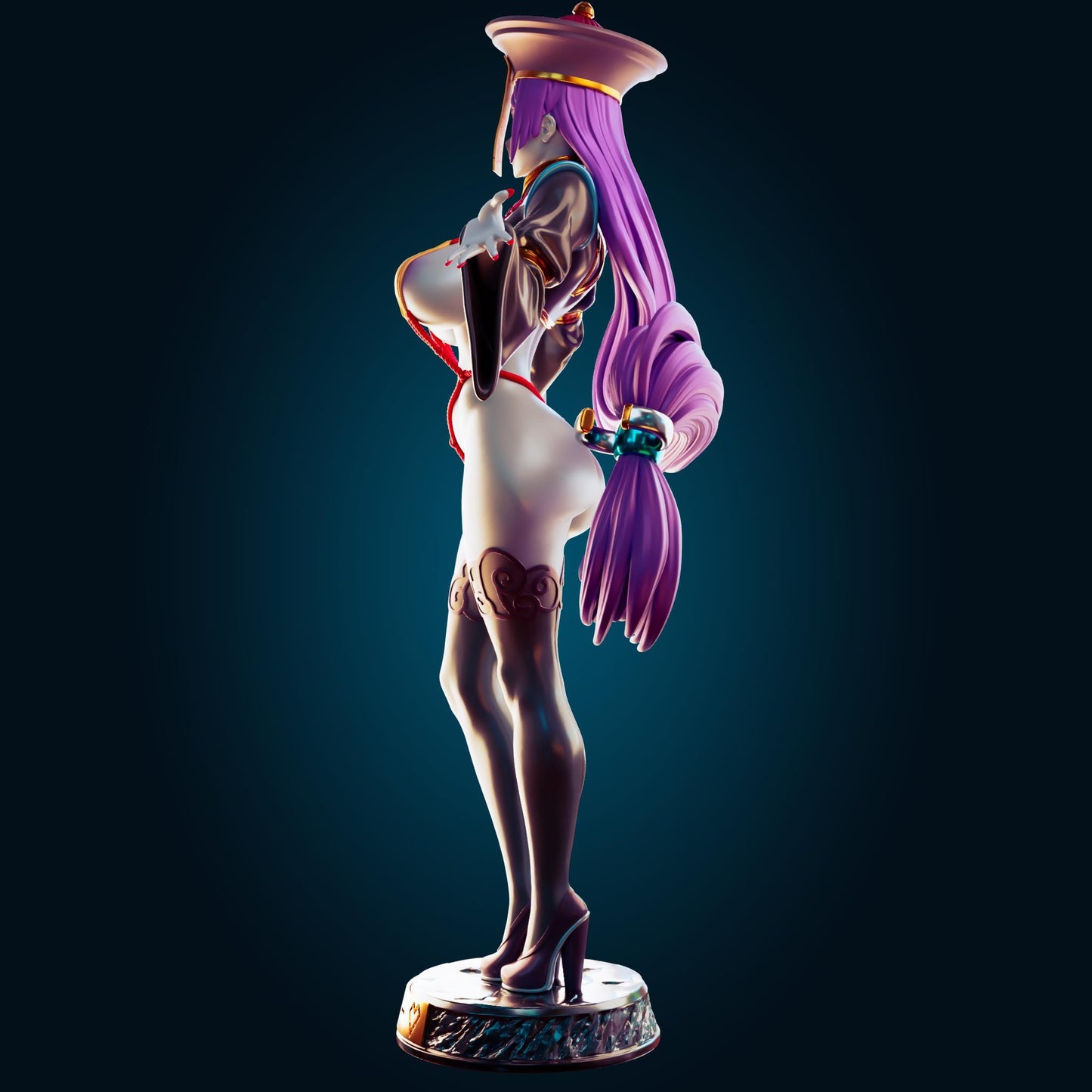 Zombie Girl Model Kit | 3D Resin Print Figurine | Officer Rhu