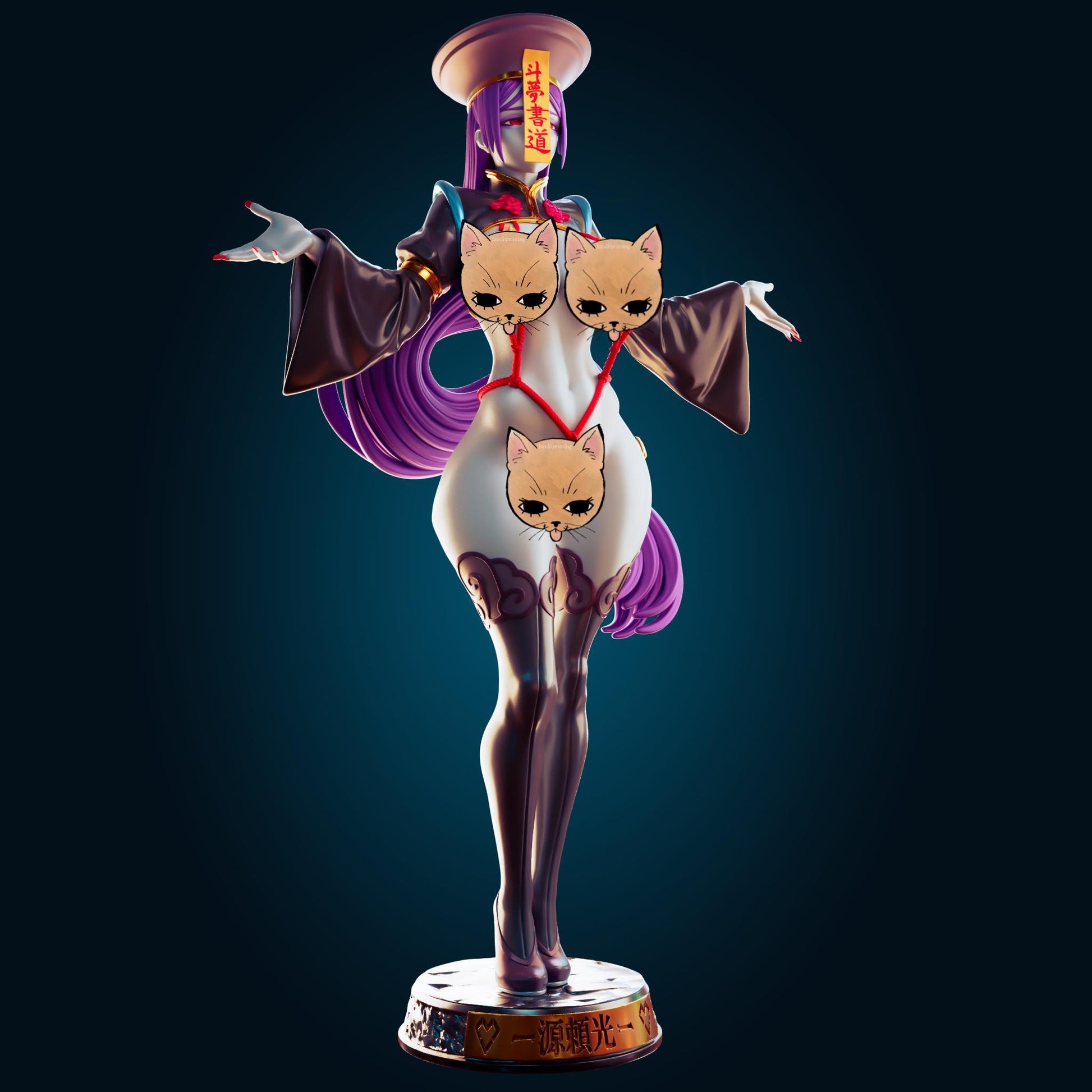 Zombie Girl Model Kit | 3D Resin Print Figurine | Officer Rhu