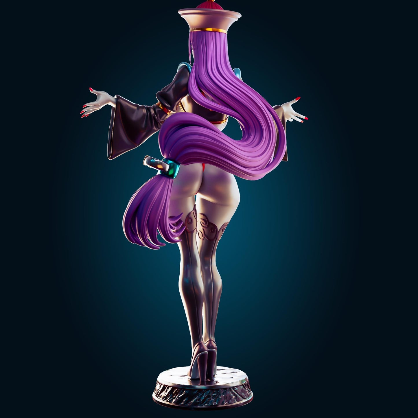 Zombie Girl Model Kit | 3D Resin Print Figurine | Officer Rhu
