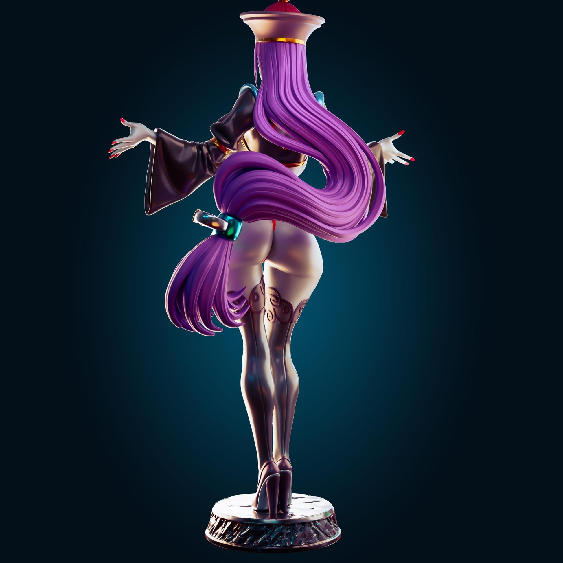 Zombie Girl Model Kit | 3D Resin Print Figurine | Officer Rhu