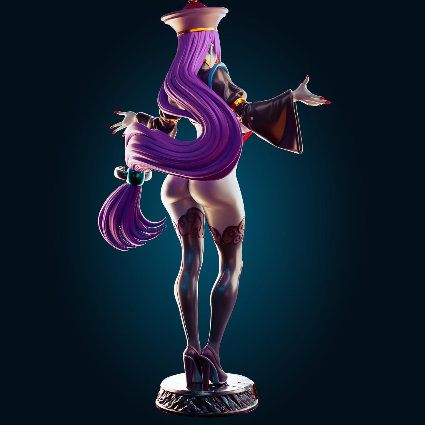 Zombie Girl Model Kit | 3D Resin Print Figurine | Officer Rhu