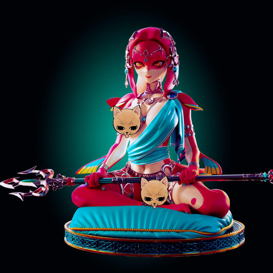 Water Monster Girl Model Kit | 3D Resin Print Figurine | Officer Rhu
