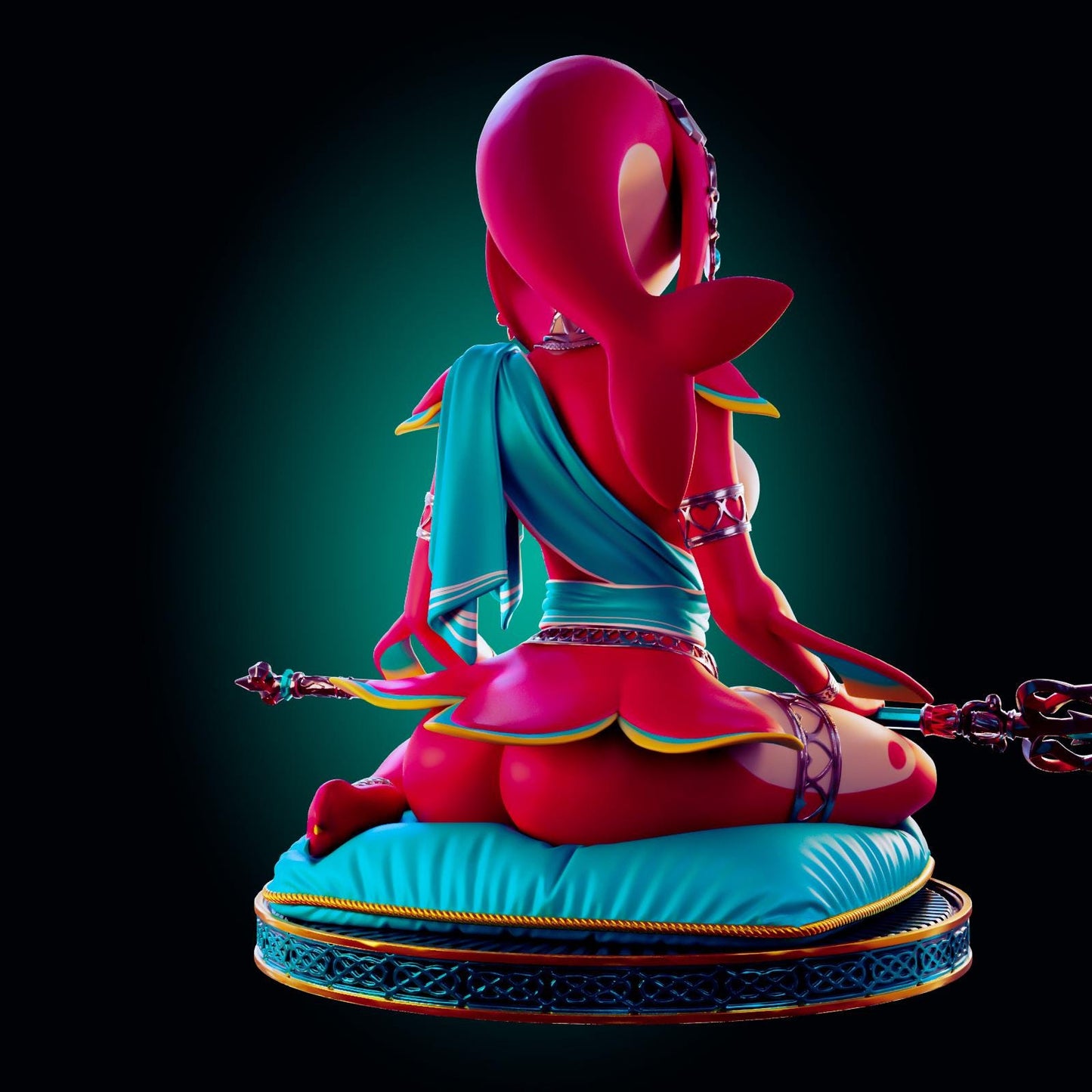 Water Monster Girl Model Kit | 3D Resin Print Figurine | Officer Rhu