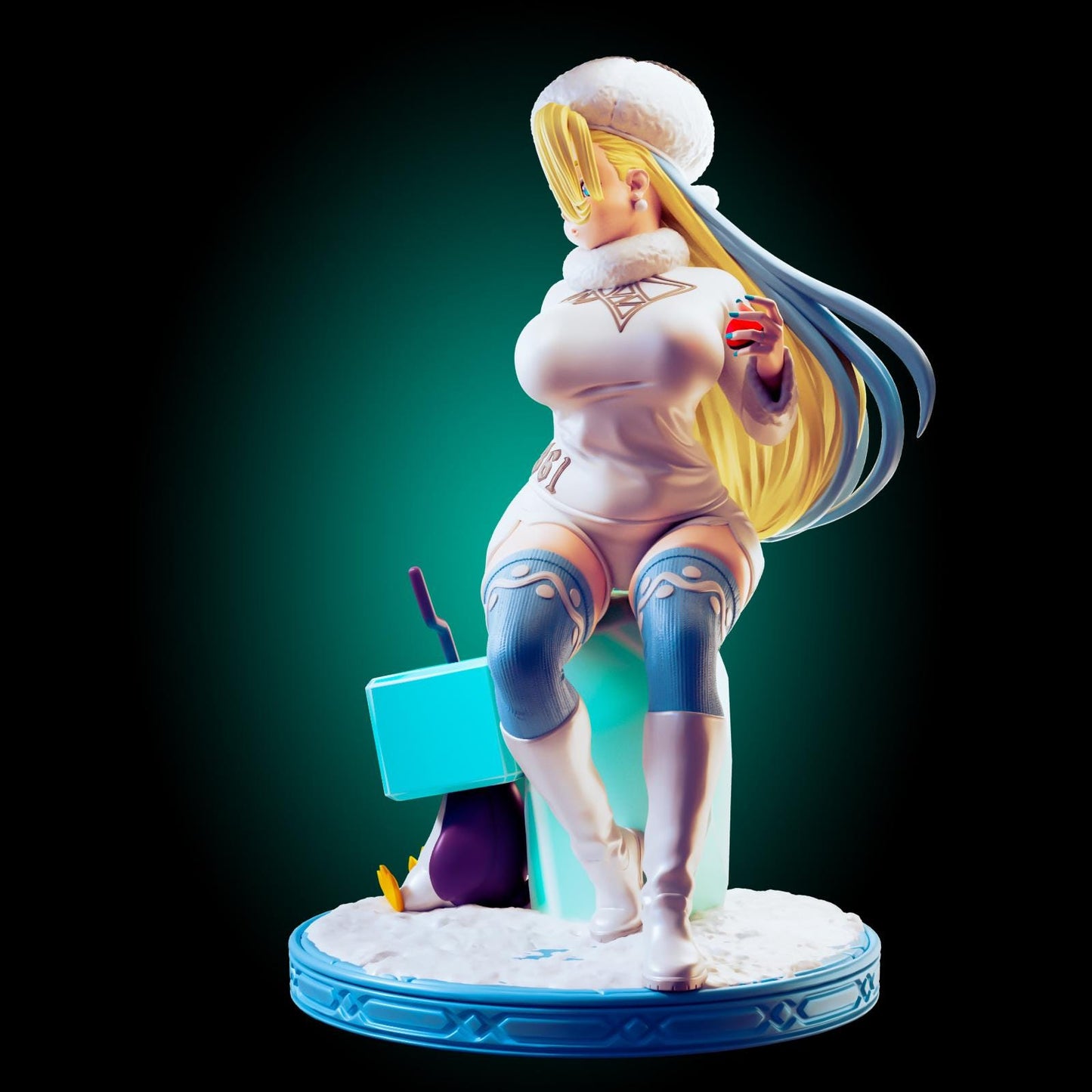 Ice Trainer Model Kit | 3D Resin Print Figurine | Officer Rhu