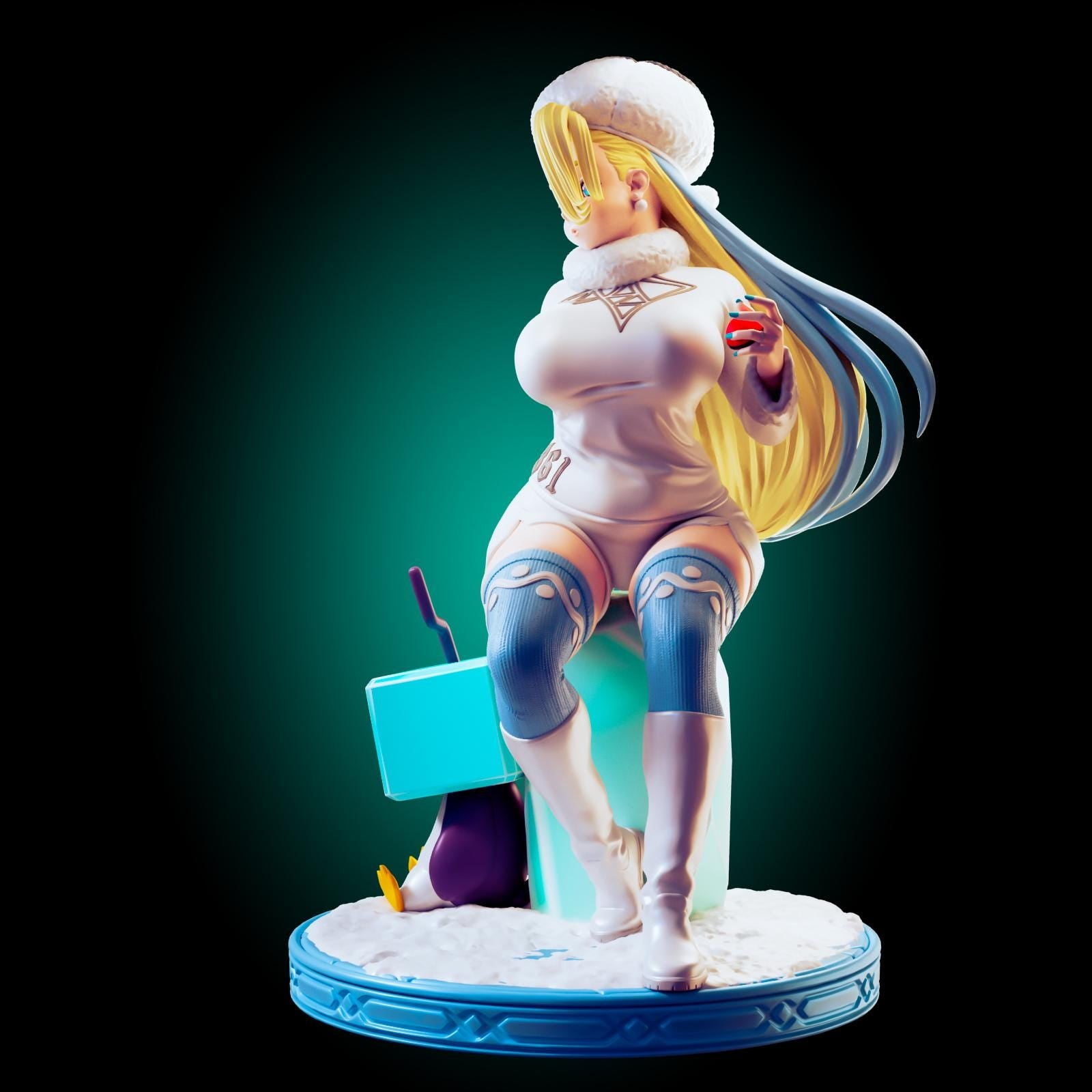 Ice Trainer Model Kit | 3D Resin Print Figurine | Officer Rhu