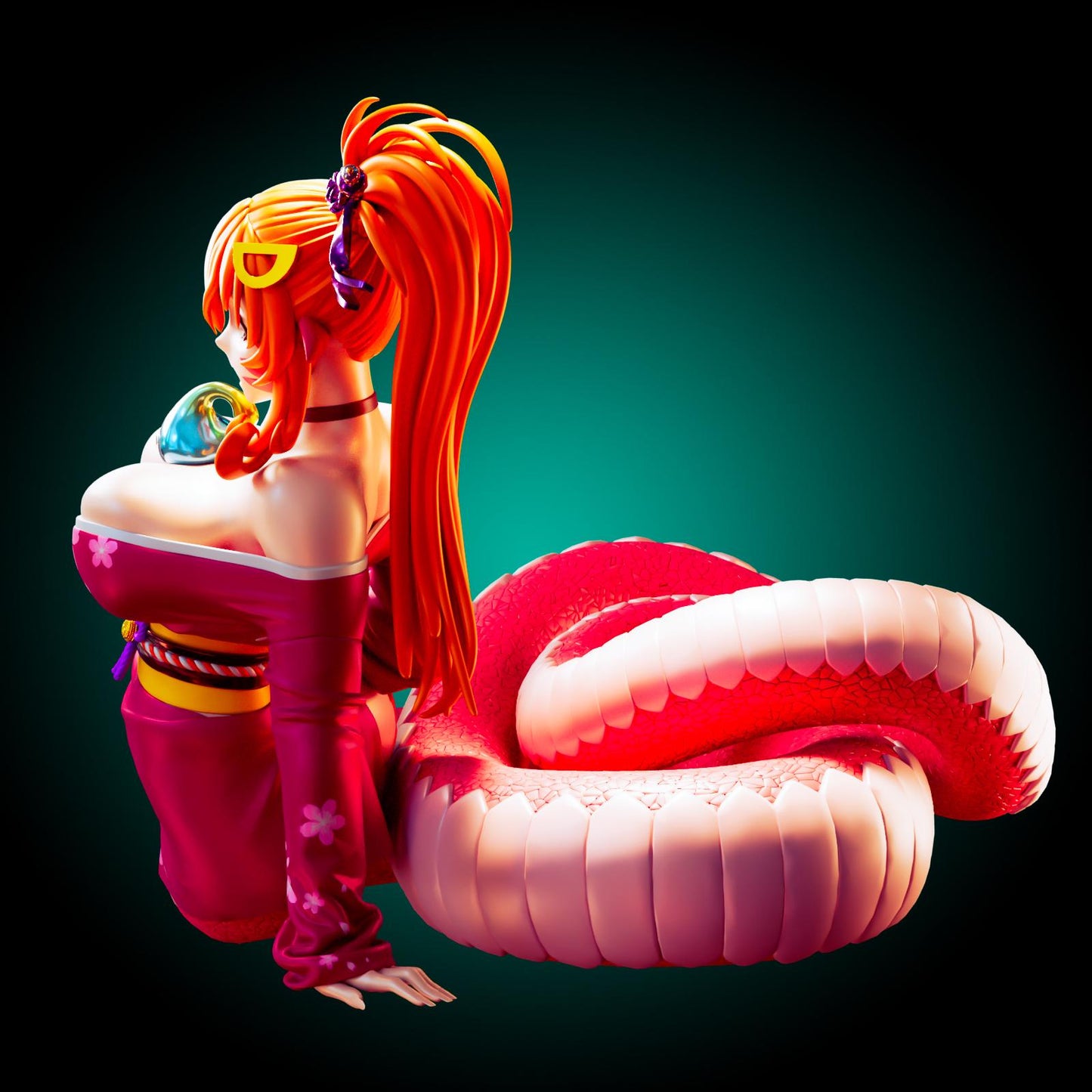 Miia Inspired Snake Girl Model Kit | 3D Resin Print Figurine | Officer Rhu