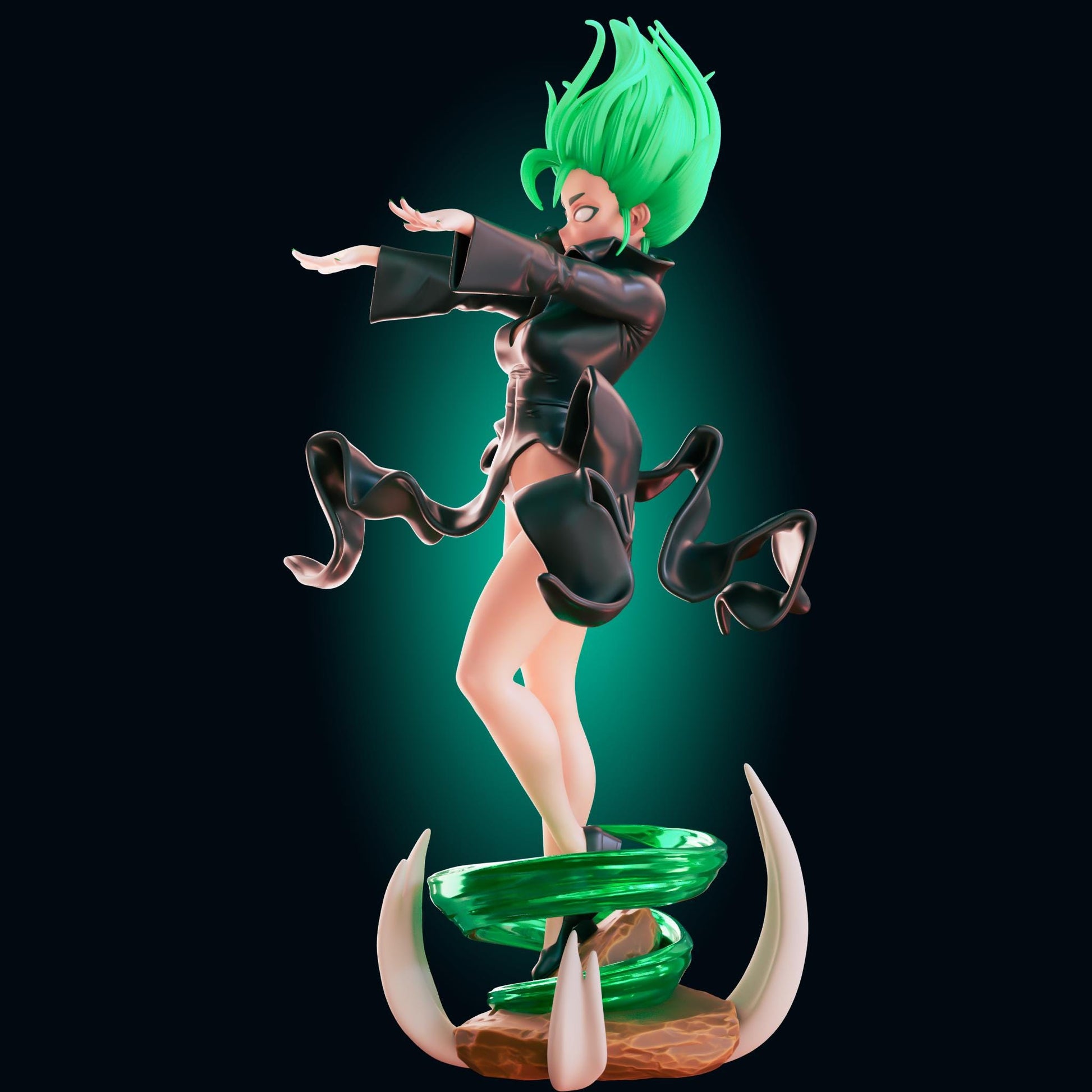 Psychic Girl Model Kit | 3D Resin Print Figurine | Officer Rhu