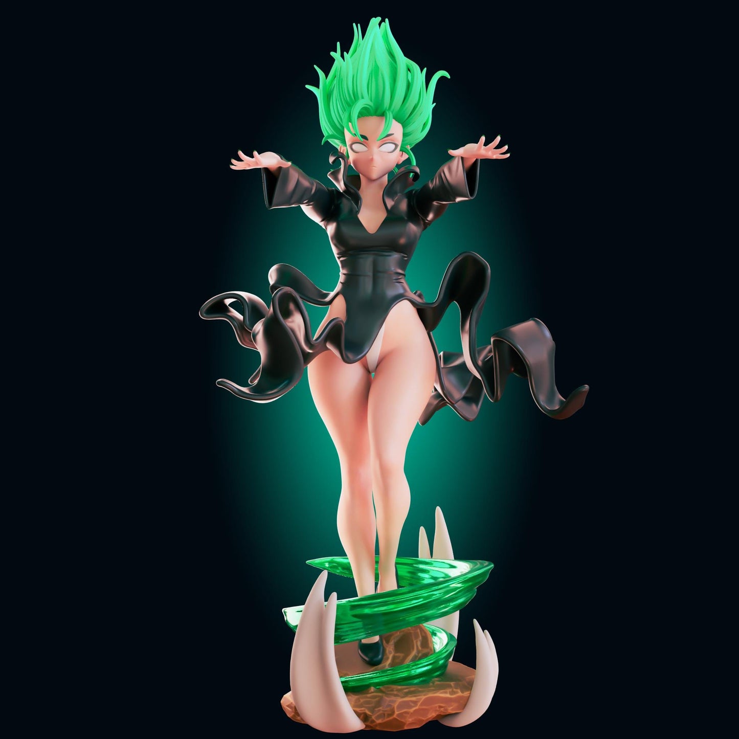 Psychic Girl Model Kit | 3D Resin Print Figurine | Officer Rhu
