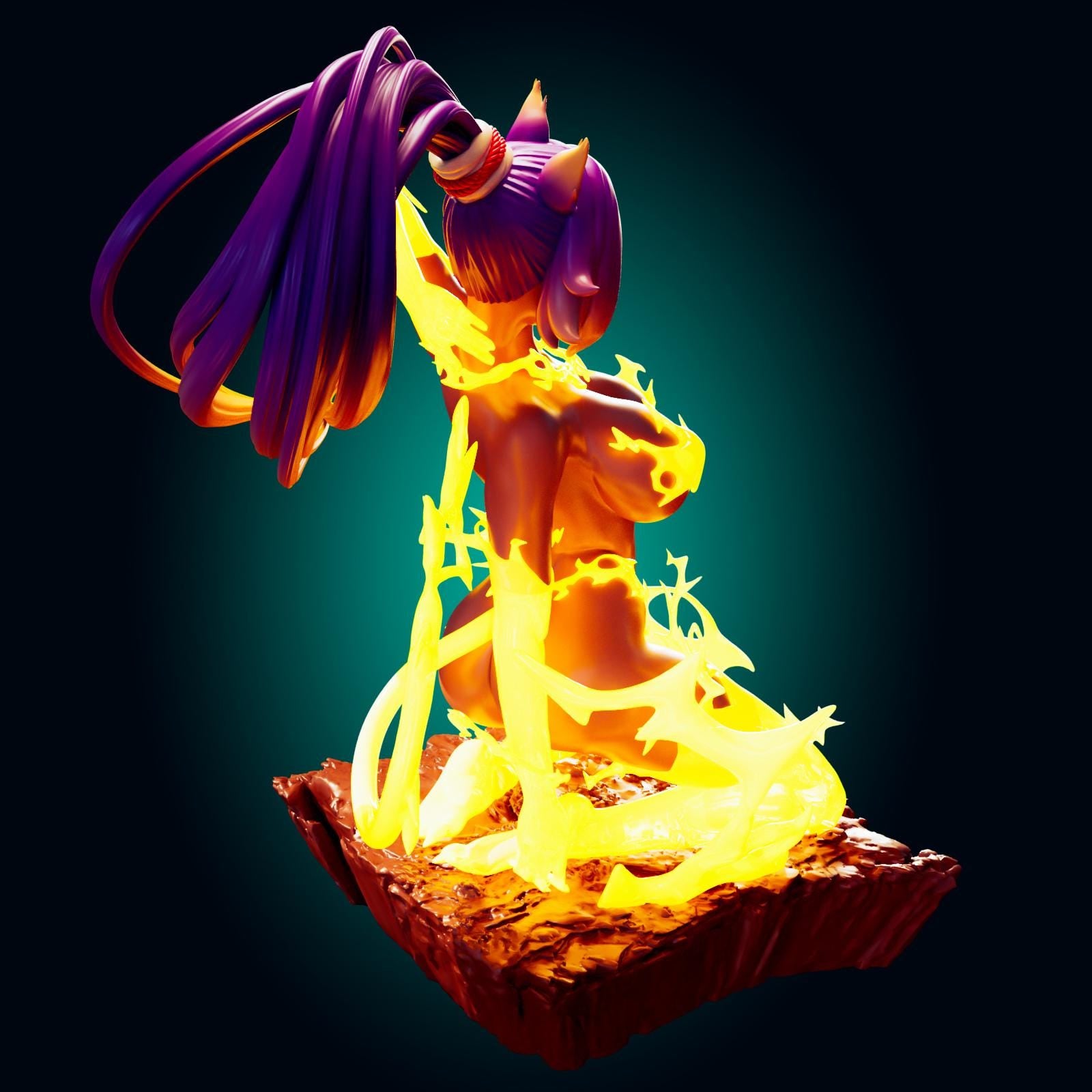 Lightning Cat Girl Model Kit | 3D Resin Print Figurine | Officer Rhu