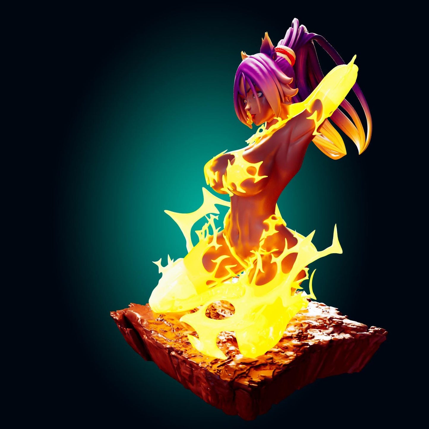 Lightning Cat Girl Model Kit | 3D Resin Print Figurine | Officer Rhu