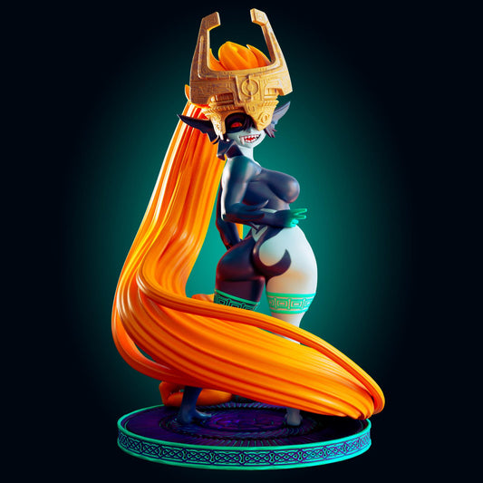 Goblin Princess Model Kit | 3D Resin Print Figurine | Officer Rhu