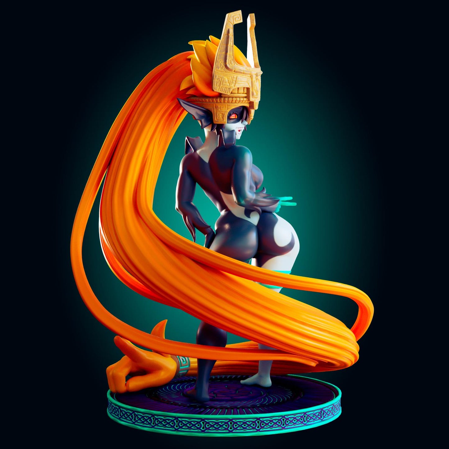 Goblin Princess Model Kit | 3D Resin Print Figurine | Officer Rhu
