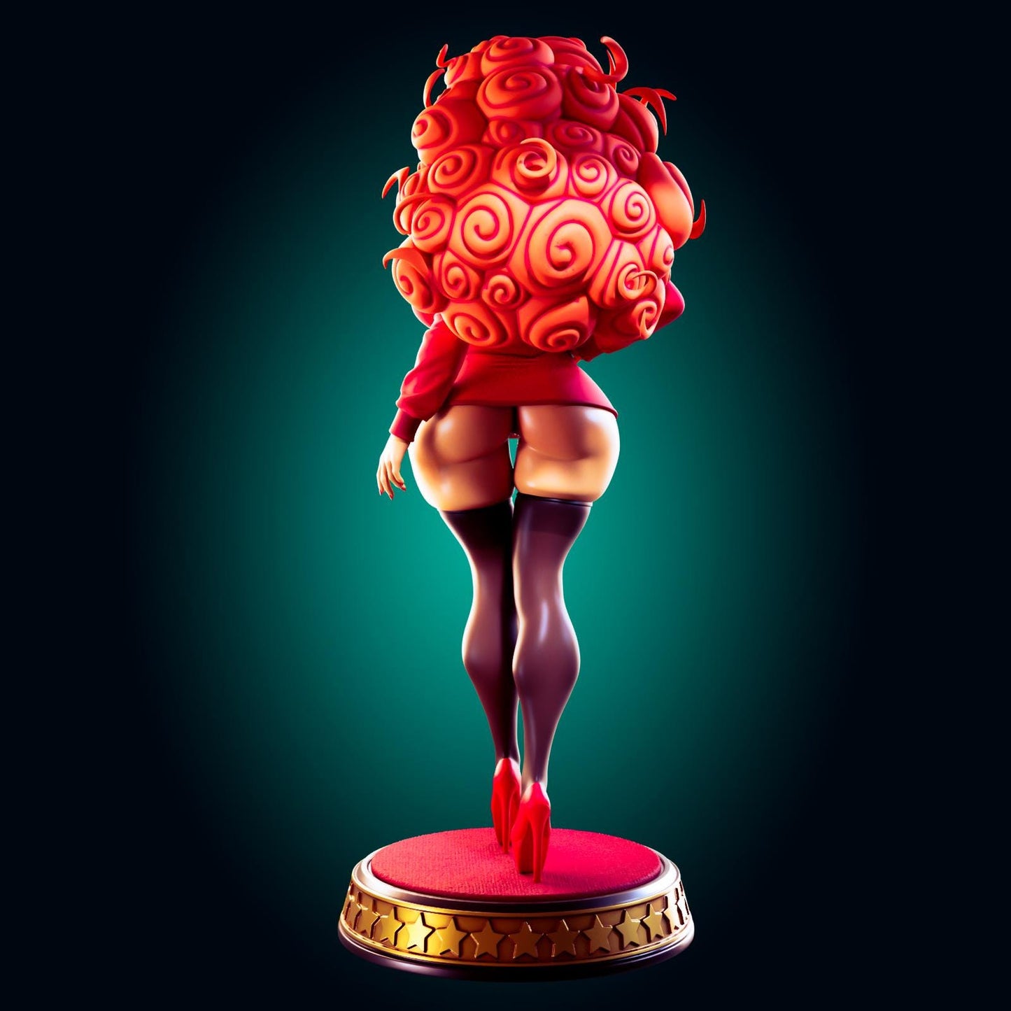 Secretary Pin Up Model Kit | 3D Resin Print Figurine | Officer Rhu