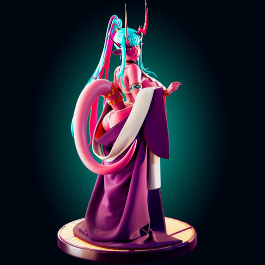 Spirit Maiden Pin Up Model Kit | 3D Resin Print Figurine | Officer Rhu