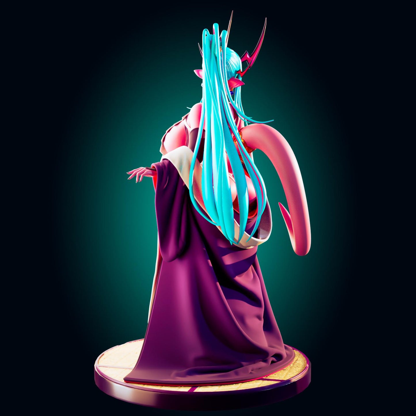 Spirit Maiden Pin Up Model Kit | 3D Resin Print Figurine | Officer Rhu