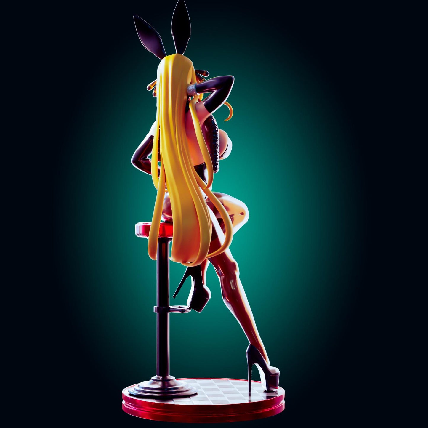 Bunny Suit Pin Up Model Kit | 3D Resin Print Figurine | Officer Rhu