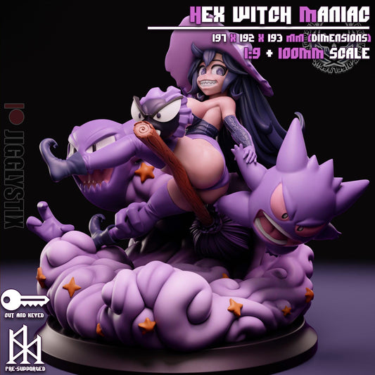 Witch Girl Pin Up Model Kit | Jigglystix