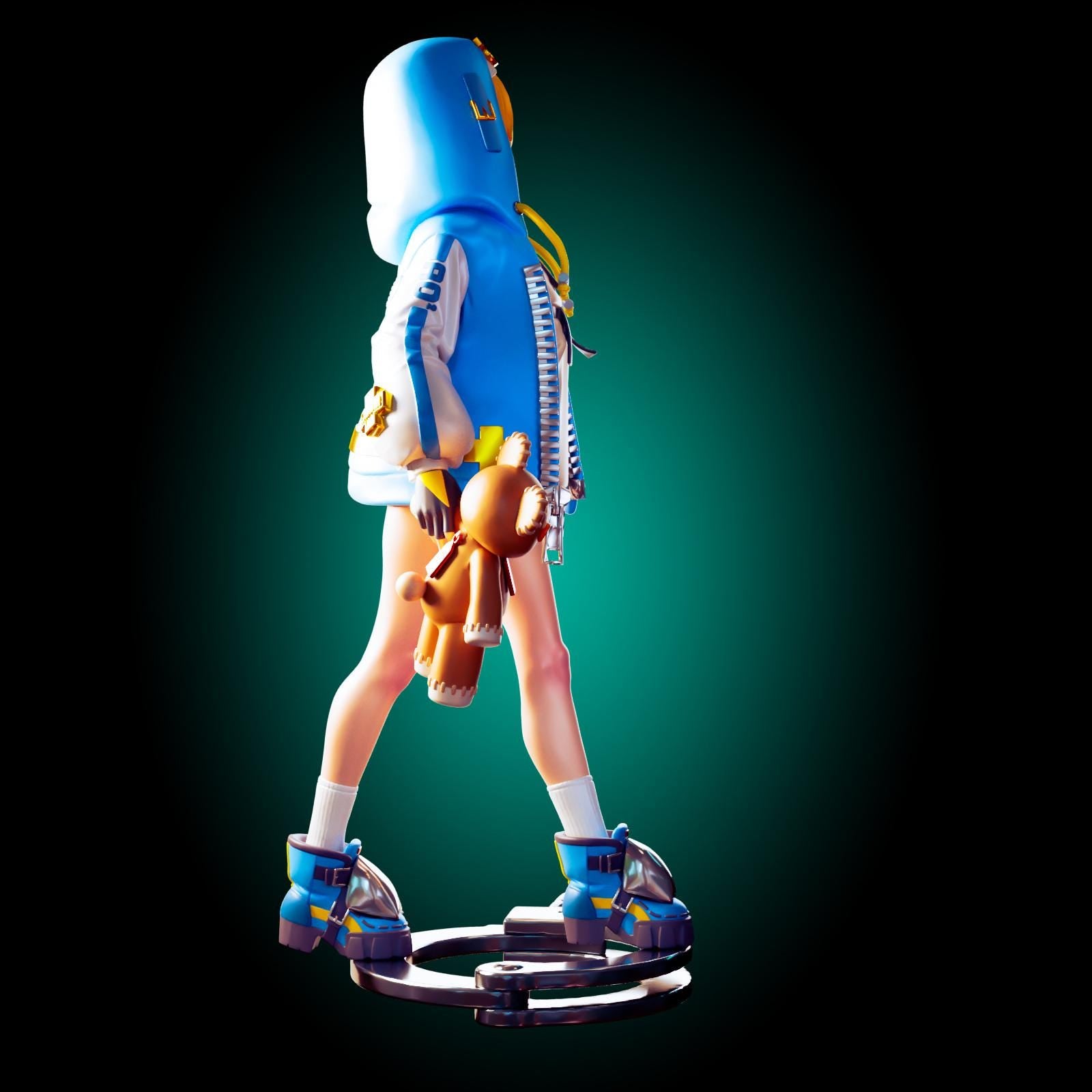 Bounty Hunter Pin Up Model Kit | 3D Resin Print Figurine | Officer Rhu