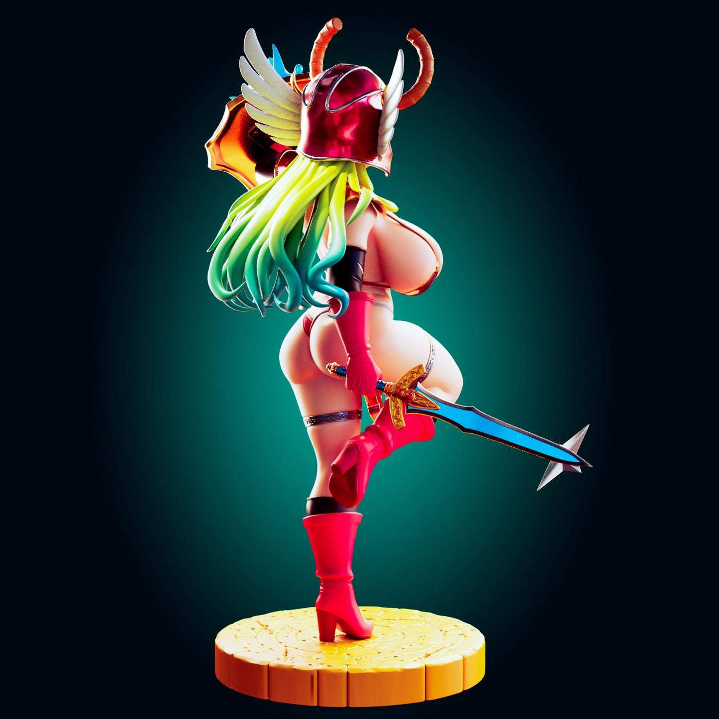 Aztec Warrior Girl Pin Up Model Kit | 3D Resin Print Figurine | Officer Rhu