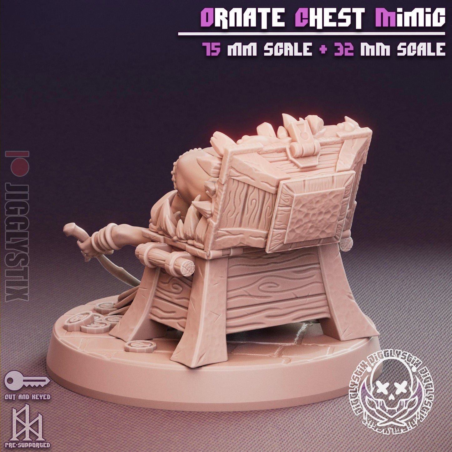 Mimic Girl Pin Up Miniature Bundle | Jigglystix