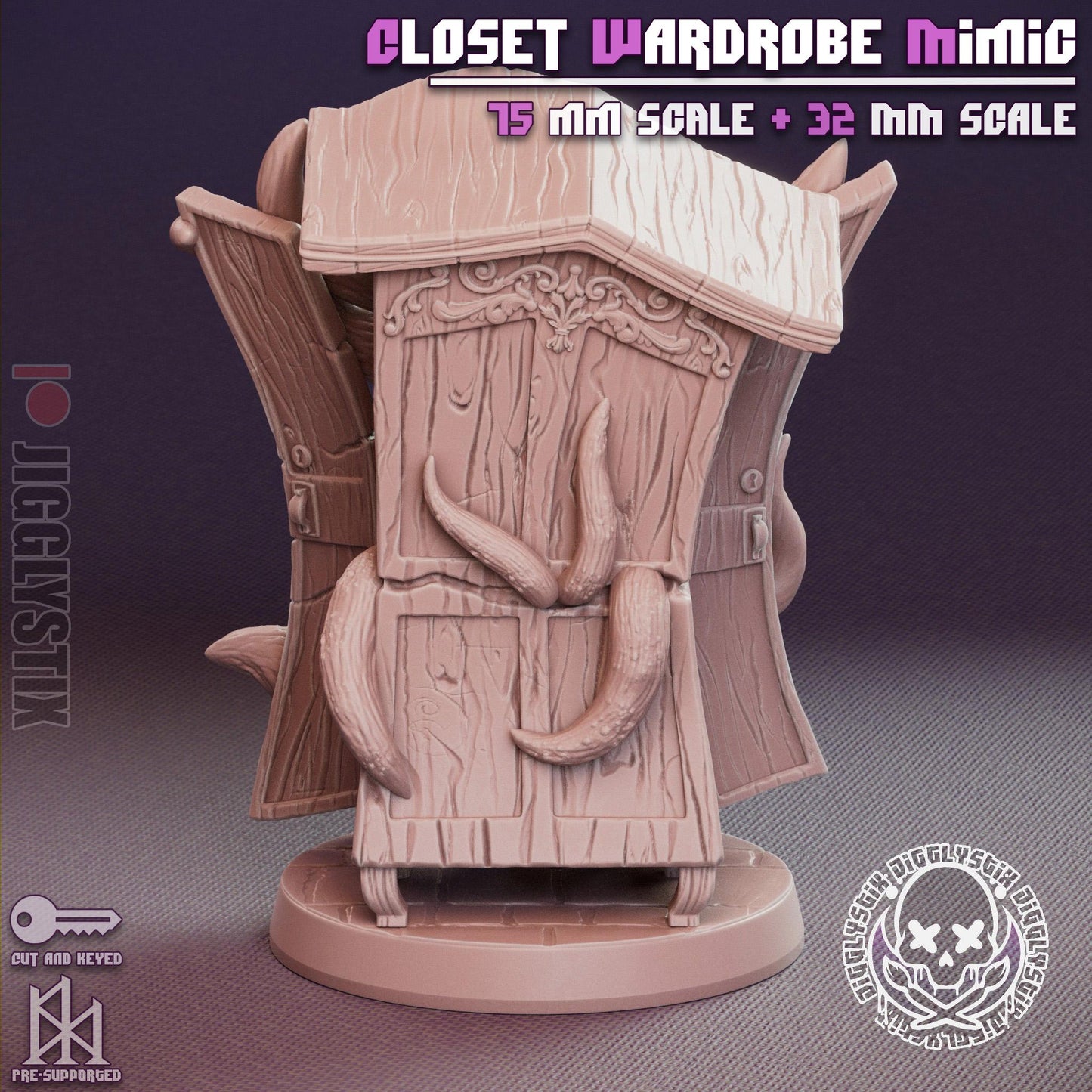 Mimic Girl Pin Up Miniature Bundle | Jigglystix