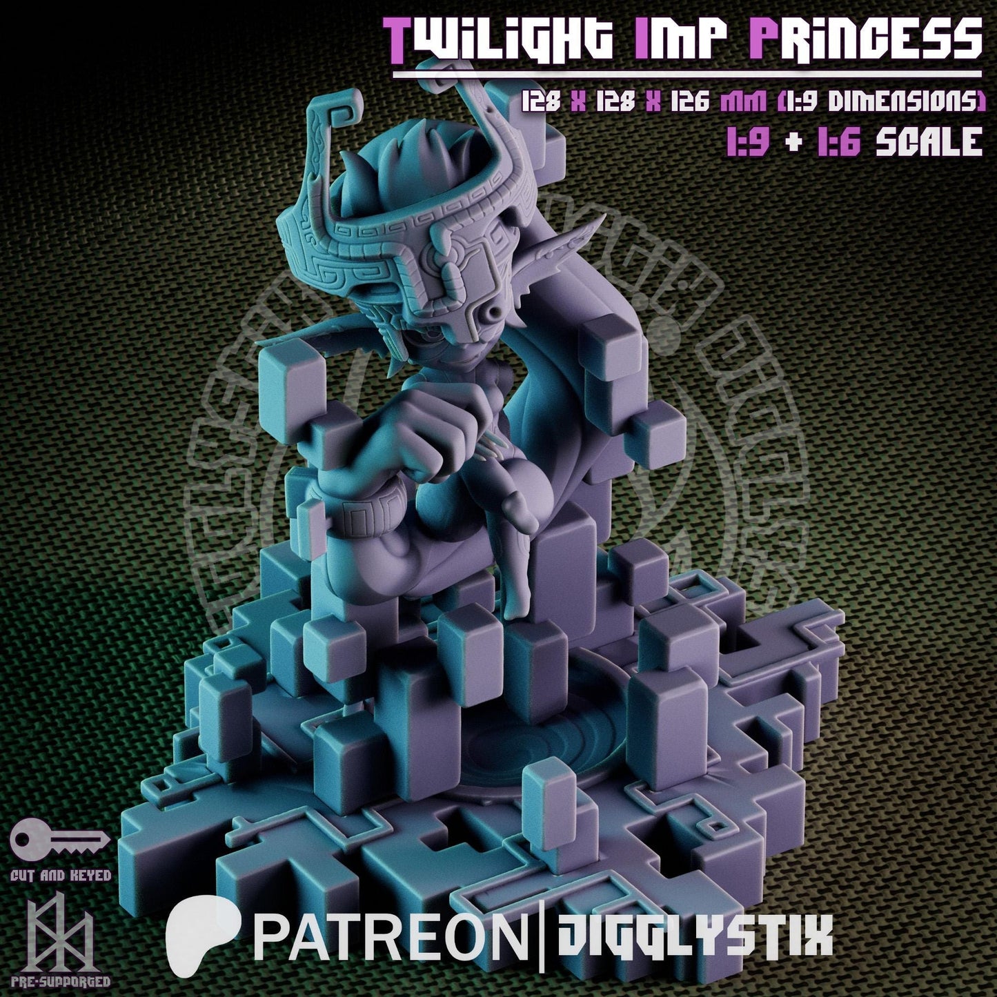 Twilight Imp Princess Pin Up Model Kit | Jigglystix
