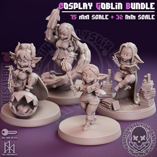 Cosplay Goblin Girls Miniature Bundle | Jigglystix
