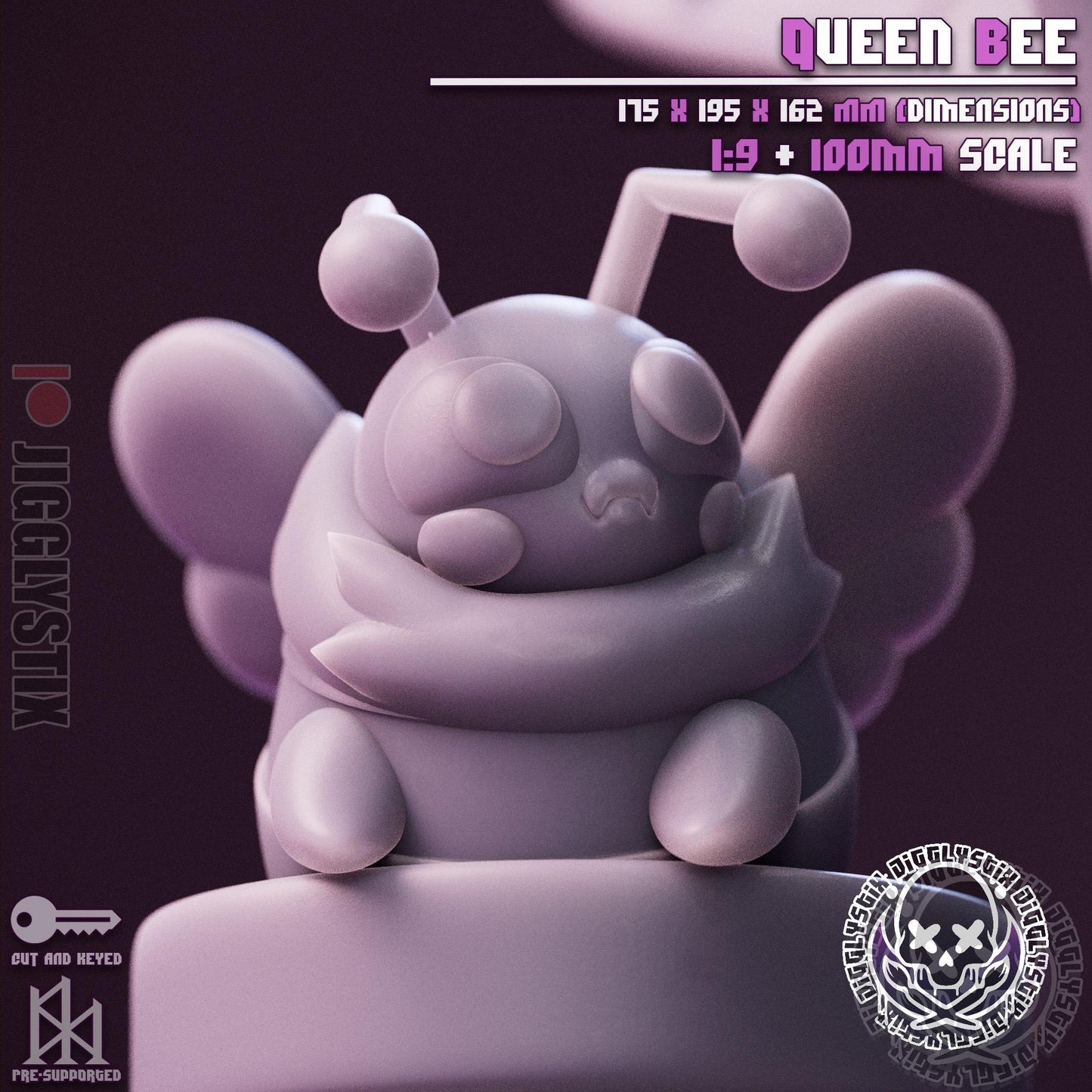 Queen Bee Pin Up Miniature Model Kit | Jigglystix