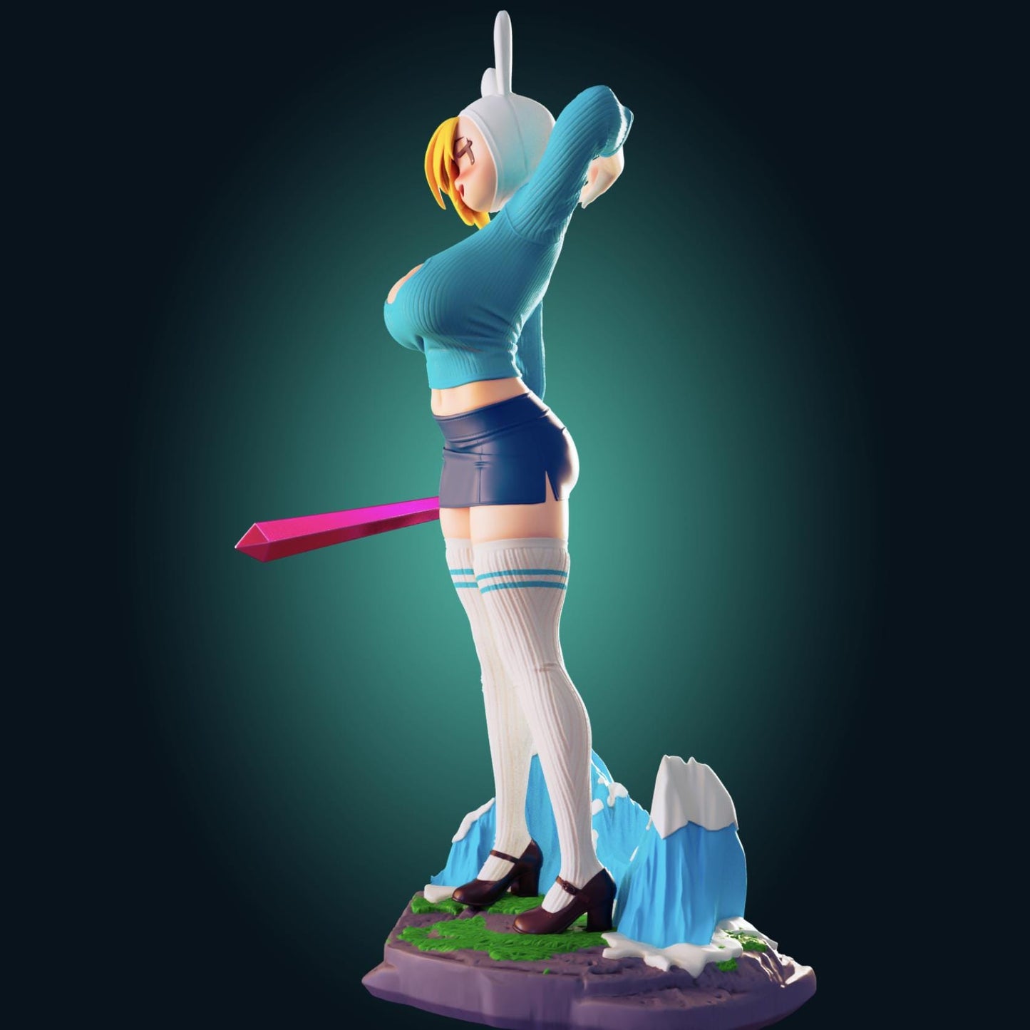 Bunny Girl Model Kit | 3D Resin Print Figurine | Officer Rhu