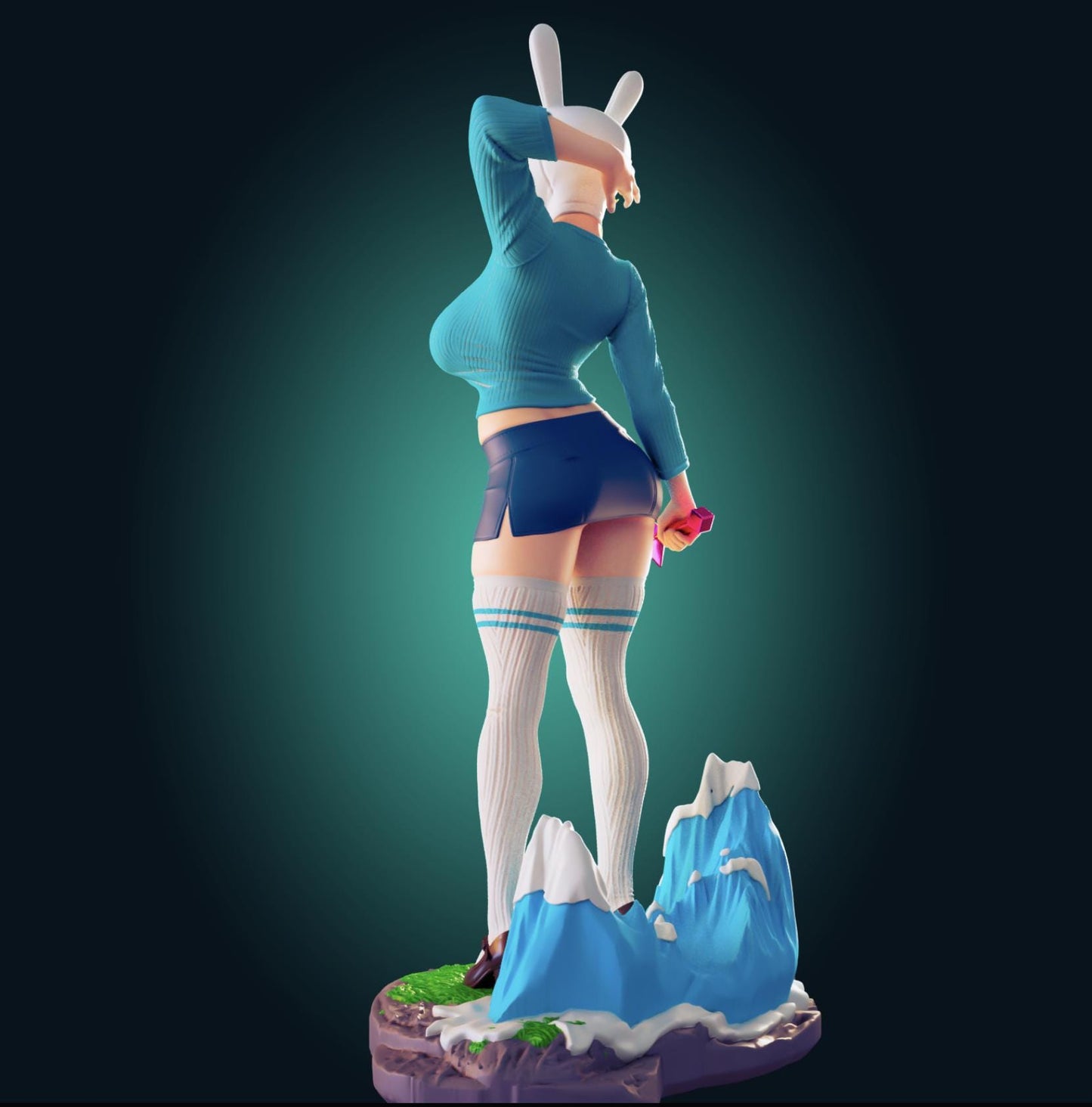 Bunny Girl Model Kit | 3D Resin Print Figurine | Officer Rhu