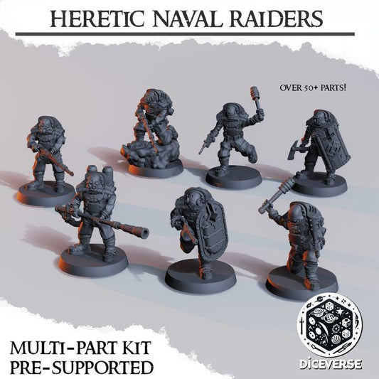 Naval Heretic Raiders 32mm | Trench Crusade | Diceverse