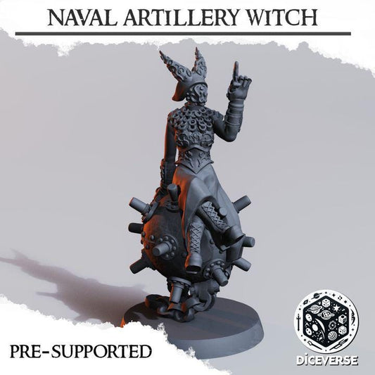 Naval Artillery Witch 32mm | Trench Crusade | Diceverse