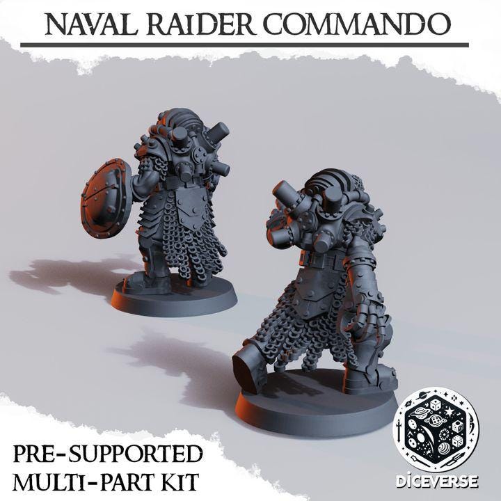 Naval Raider Commando 32mm | Trench Crusade | Diceverse