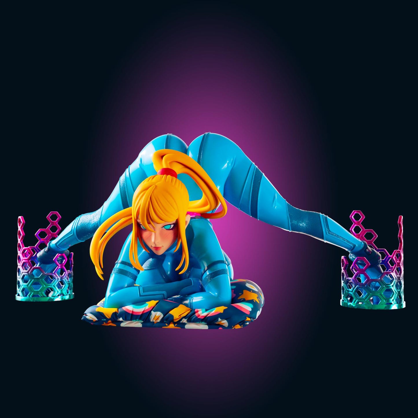 Space Fighter Girl Model Kit | 3D Resin Print Figurine | Officer Rhu