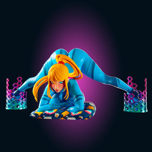 Space Fighter Girl Model Kit | 3D Resin Print Figurine | Officer Rhu