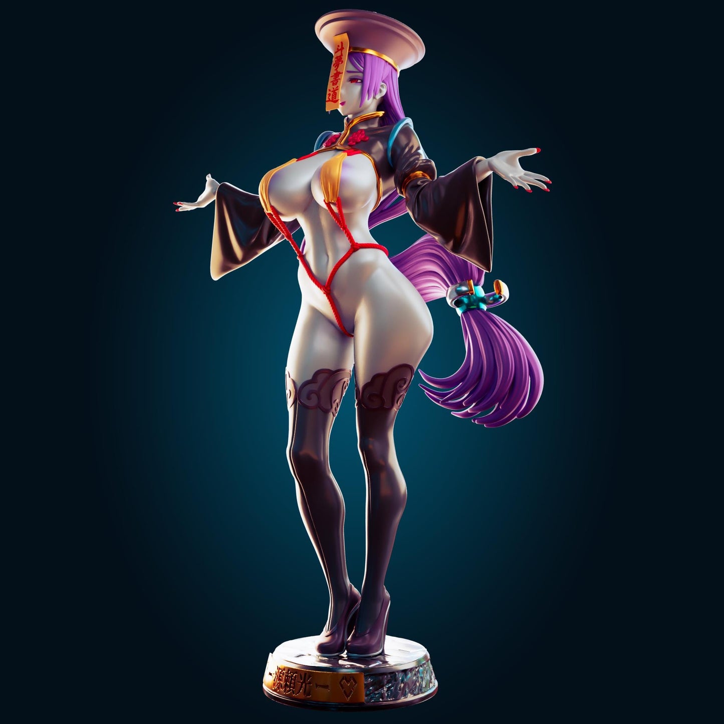 Zombie Girl Model Kit | 3D Resin Print Figurine | Officer Rhu