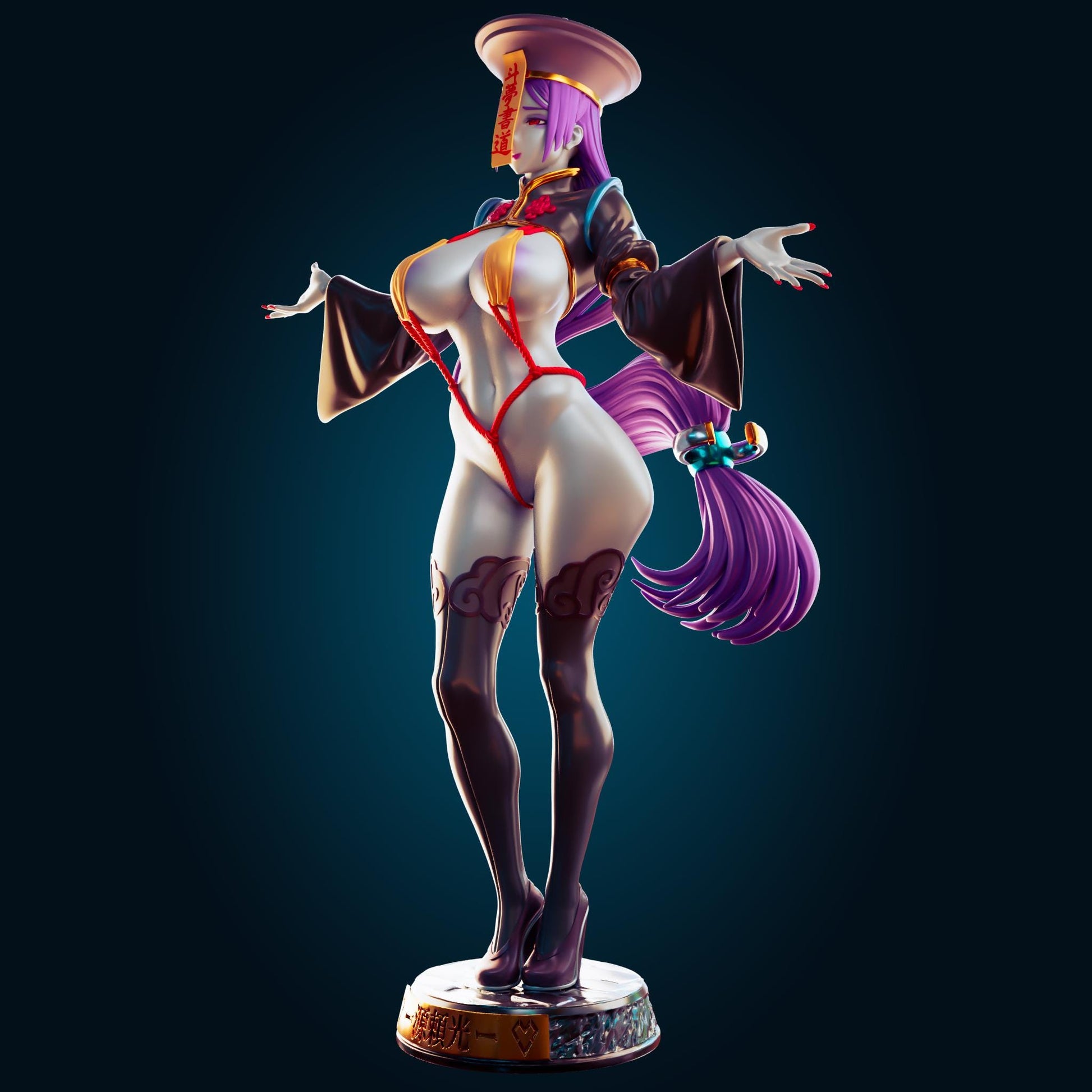 Zombie Girl Model Kit | 3D Resin Print Figurine | Officer Rhu