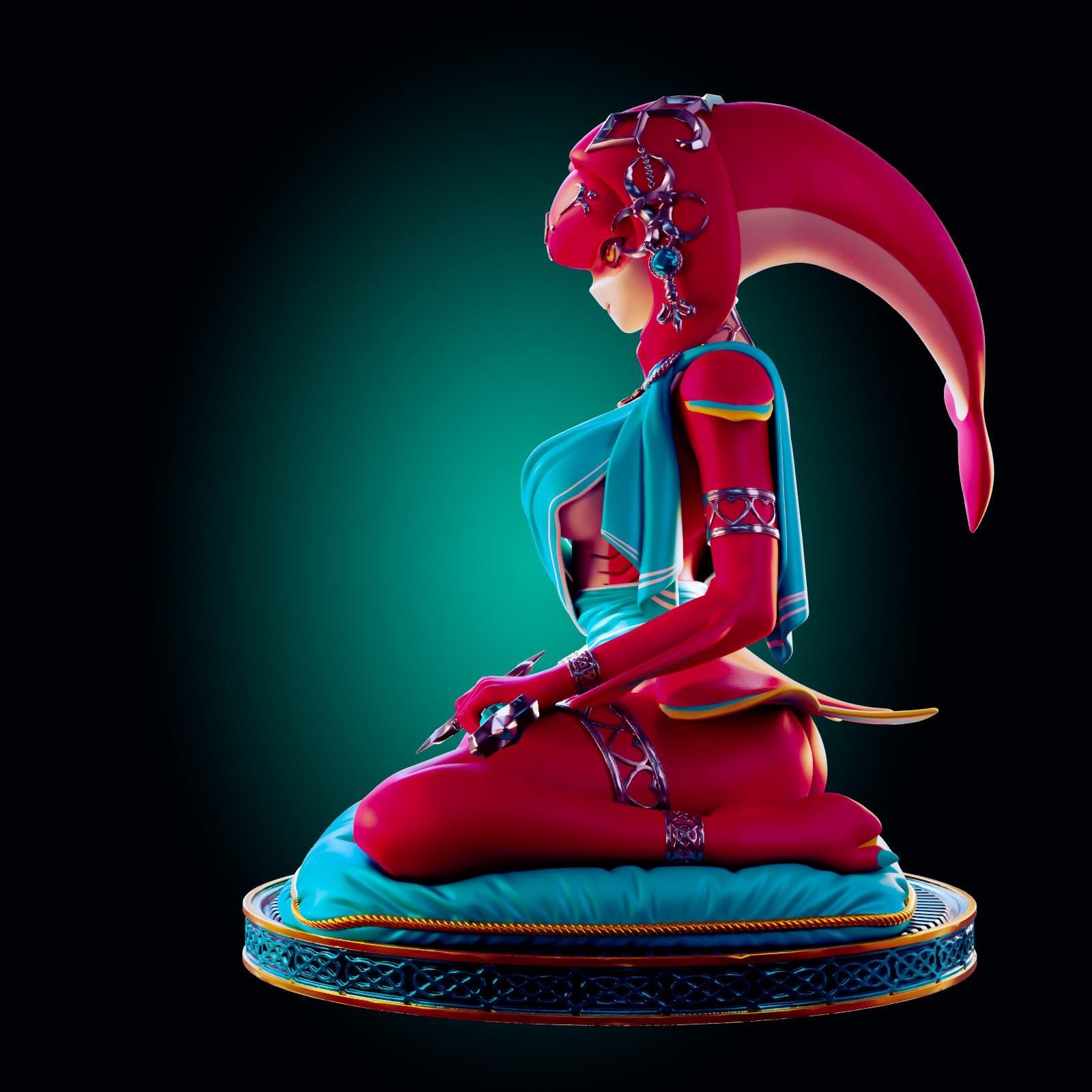 Water Monster Girl Model Kit | 3D Resin Print Figurine | Officer Rhu