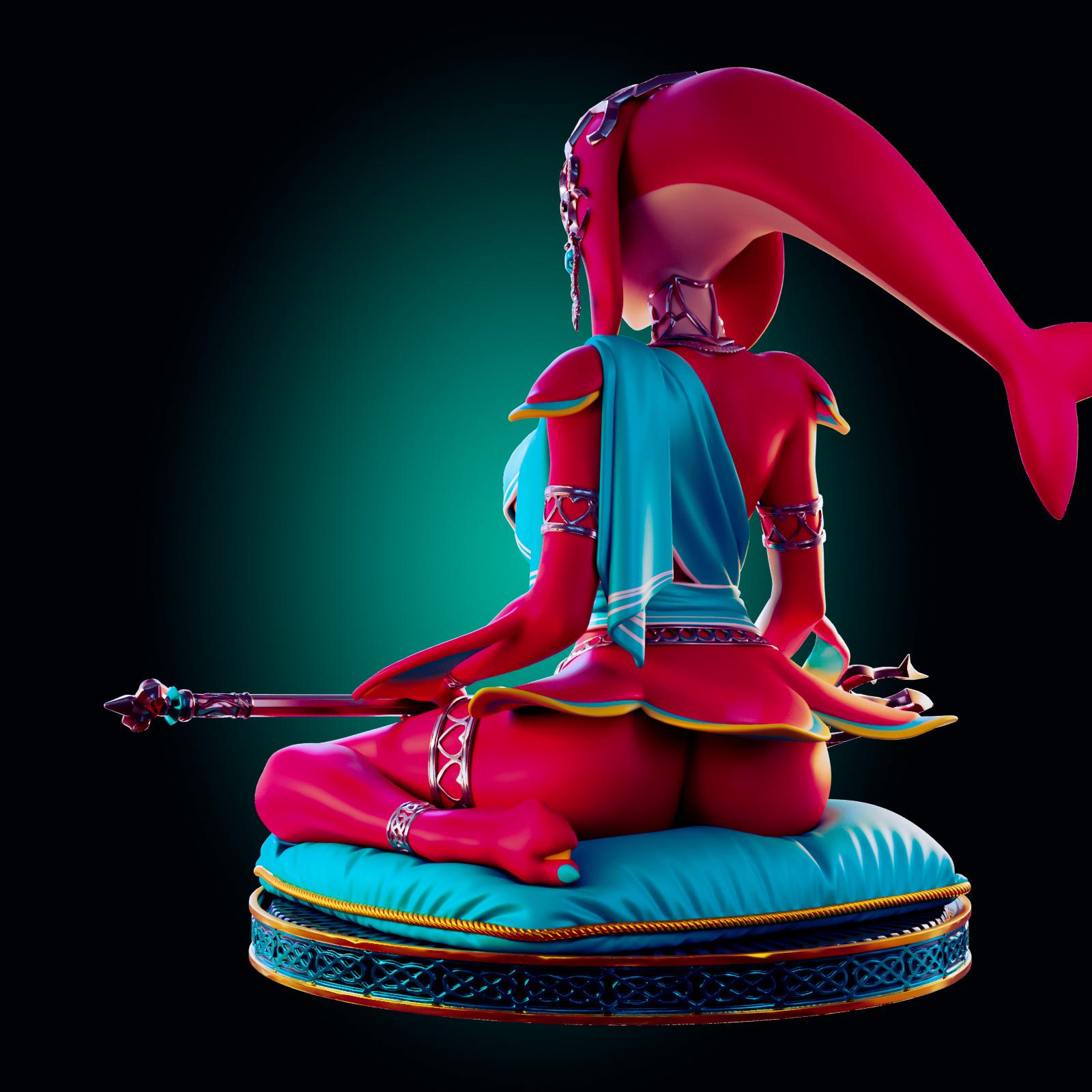 Water Monster Girl Model Kit | 3D Resin Print Figurine | Officer Rhu