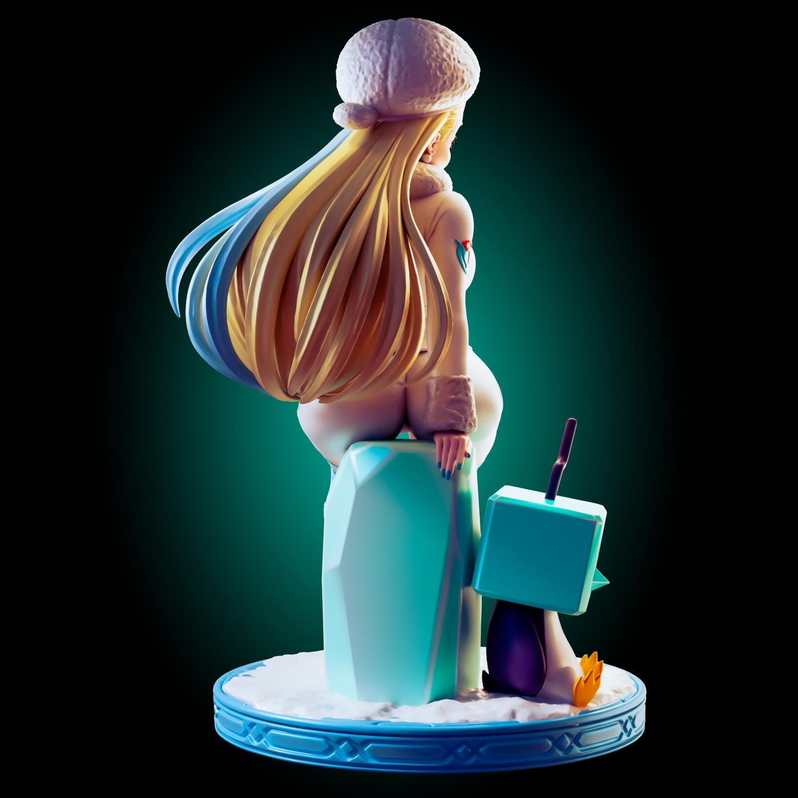 Ice Trainer Model Kit | 3D Resin Print Figurine | Officer Rhu